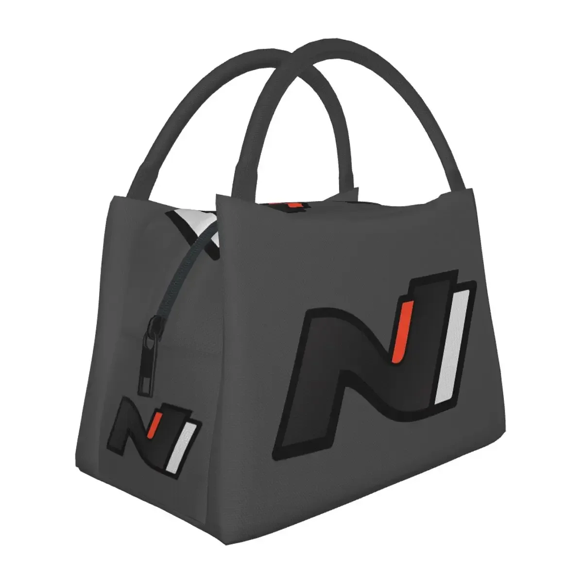 Hyundai N Performance Logo Dark Lunch Bags Insulated Bento Box Waterproof Lunch Tote Resuable Picnic Bags for Woman Kids Work