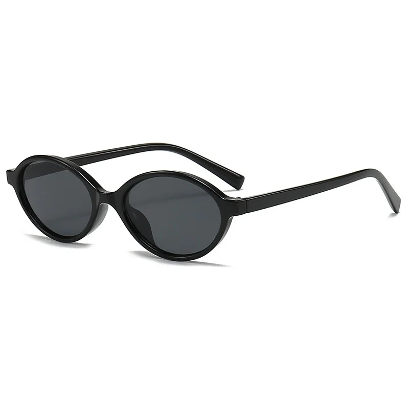 Gafas de sol ovaladas pequeñas de moda para mujer, gafas de sol clásicas Vintage para hombre, gafas de sol UV400 para mujer