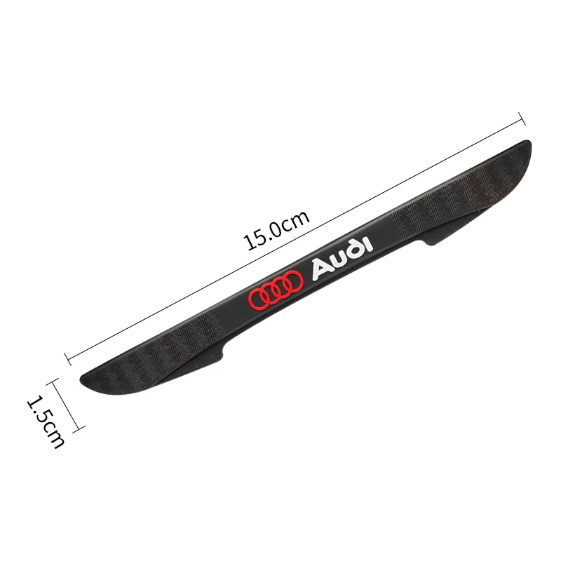 For Audi A1 A2 A3 A4 A5 A6 A7 A8 Q2 Q5 Q7 Q3 TT S Line S3 4Pcs Car Anti-Collision Strip Car Door Anti-Scratch Protector Stickers