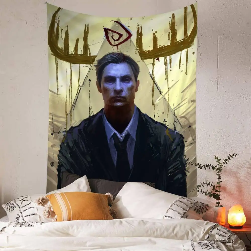 Большой настенный гобелен с принтом True Detective, подвесной настенный гобелен Таро, хиппи, настенные коврики для общежития, дешевый настенный гобелен в стиле хиппи Большой настенный гобелен с принтом True Detective, подвесной настенный гобелен Таро, хиппи, настенные коврики для общежития, дешевый настенный гобелен в стиле хиппи
