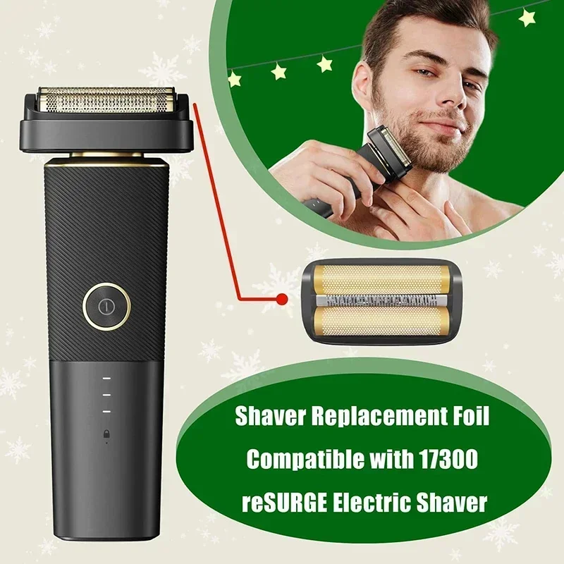 مجموعة قطع ورقائق معدنية بديلة متوافقة مع ماكينة الحلاقة الكهربائية Andis 17300 reSURGE