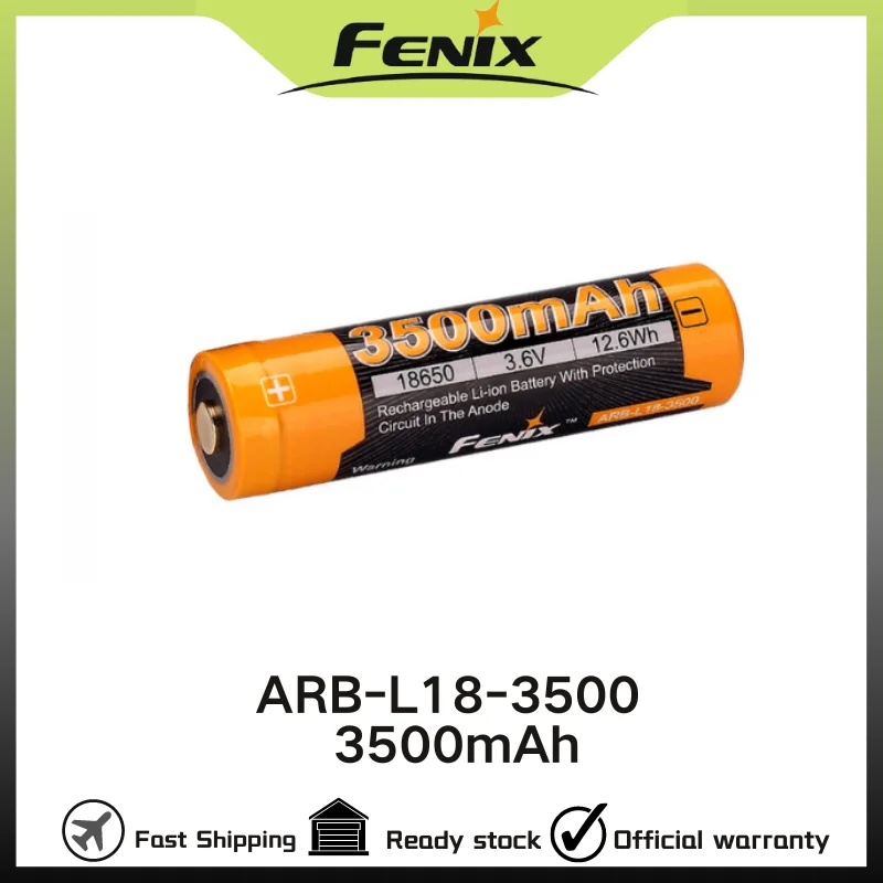 bateria recarregavel li ion fenix arb l183500 3500mah 36v 18650 01