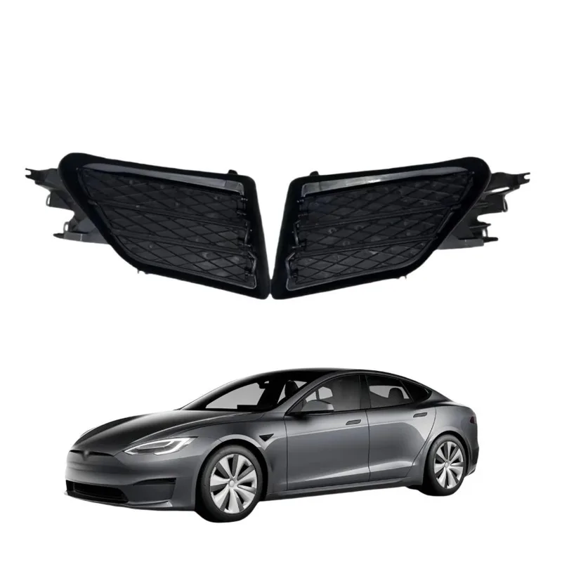 

Fog Lamp Protective Cover For Tesla Model S 2016-2021 Car External Front Bumper FogLamp Frame Front Frame Grille 1058007 1057851