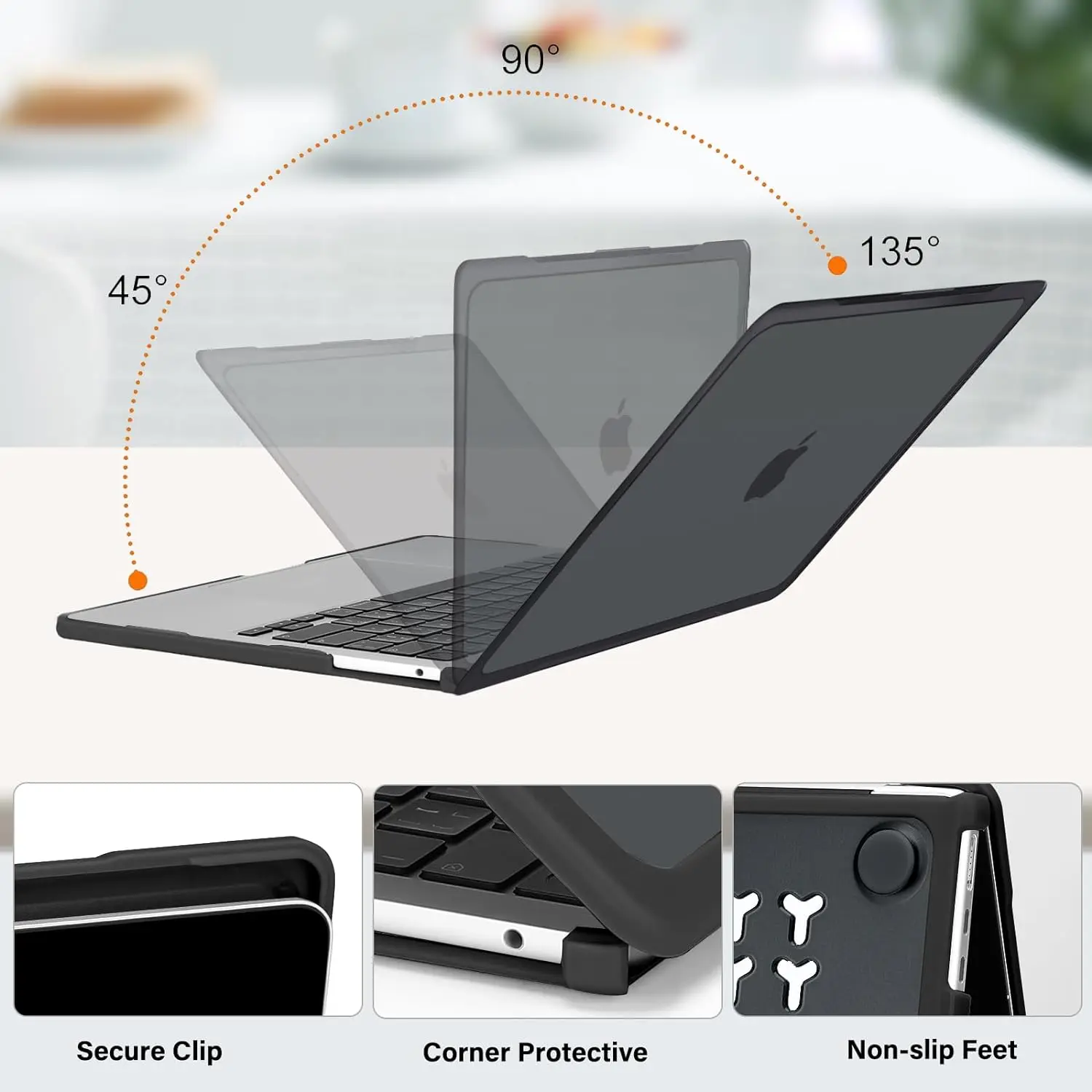 Etui na laptopa do Macbook Air 13 15 Pro 13 14 16 cali M4 M3 M2 M1 A3240 A2681 A2179 A3241 A3114 A2338 A3112 A2992 A3403 A2991 — zdjęcie produktu 6
