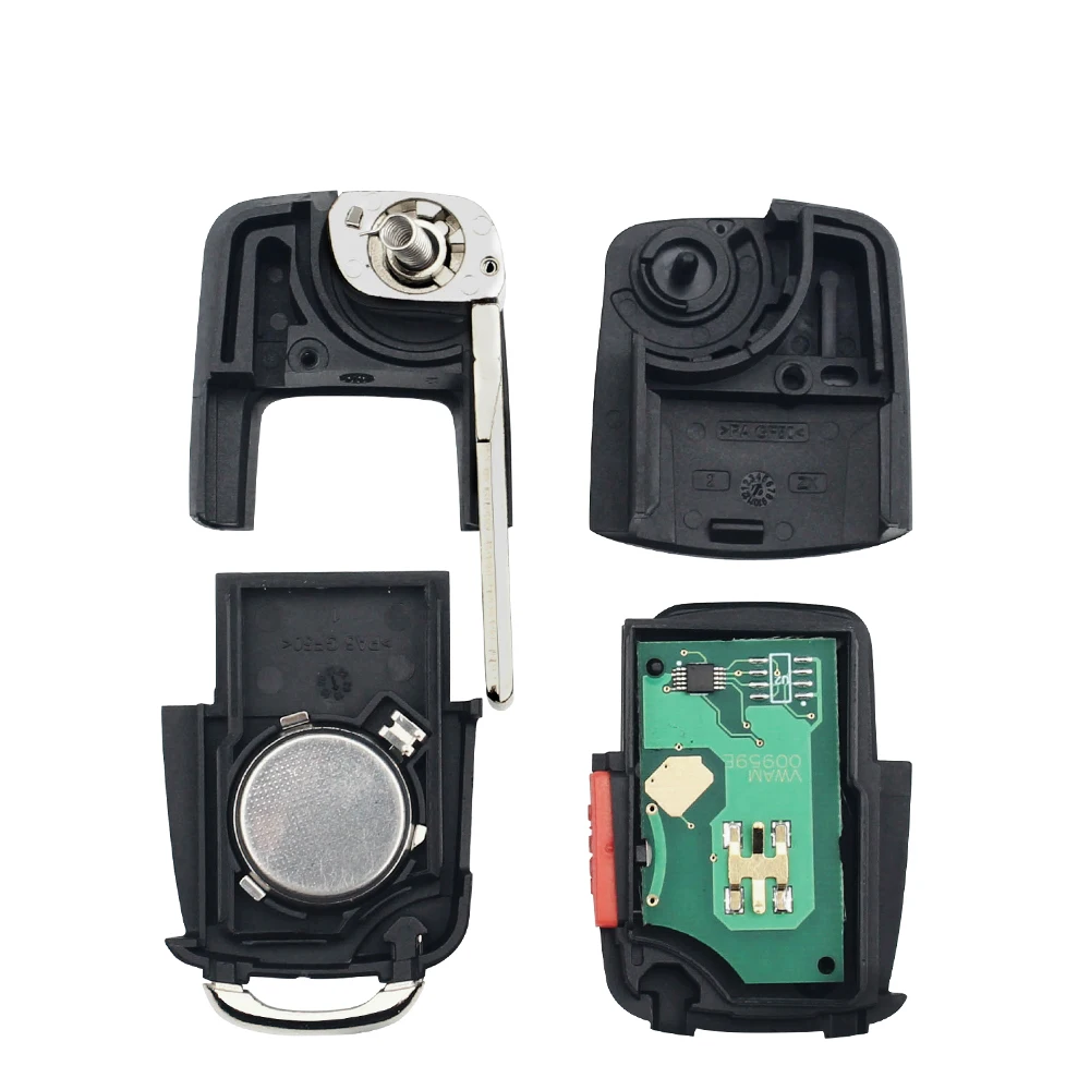 

Автомобильный ключ-пульт KEYYOU 1J0959753AM 315 МГц для VW Beetle, Golf, Passat, Jetta с чипом ID48, 1J0 959 753 AM, 2000-2006 гг.