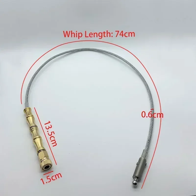Handmade Portable Wire Whip Waist-wrapped Self-defense Quick Insertion Outdoor Tactical Whip Vehicle-mounted