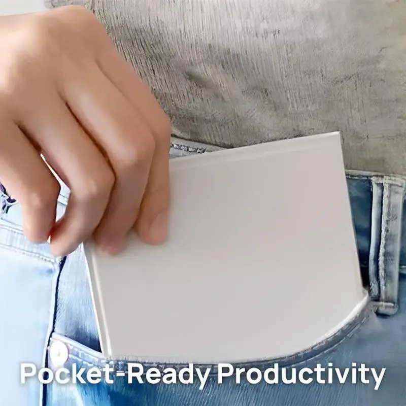 ポータブルホワイトボード手持ち消去可能なホワイトボード両面メモ帳軽量学習用品計画グループ教育用