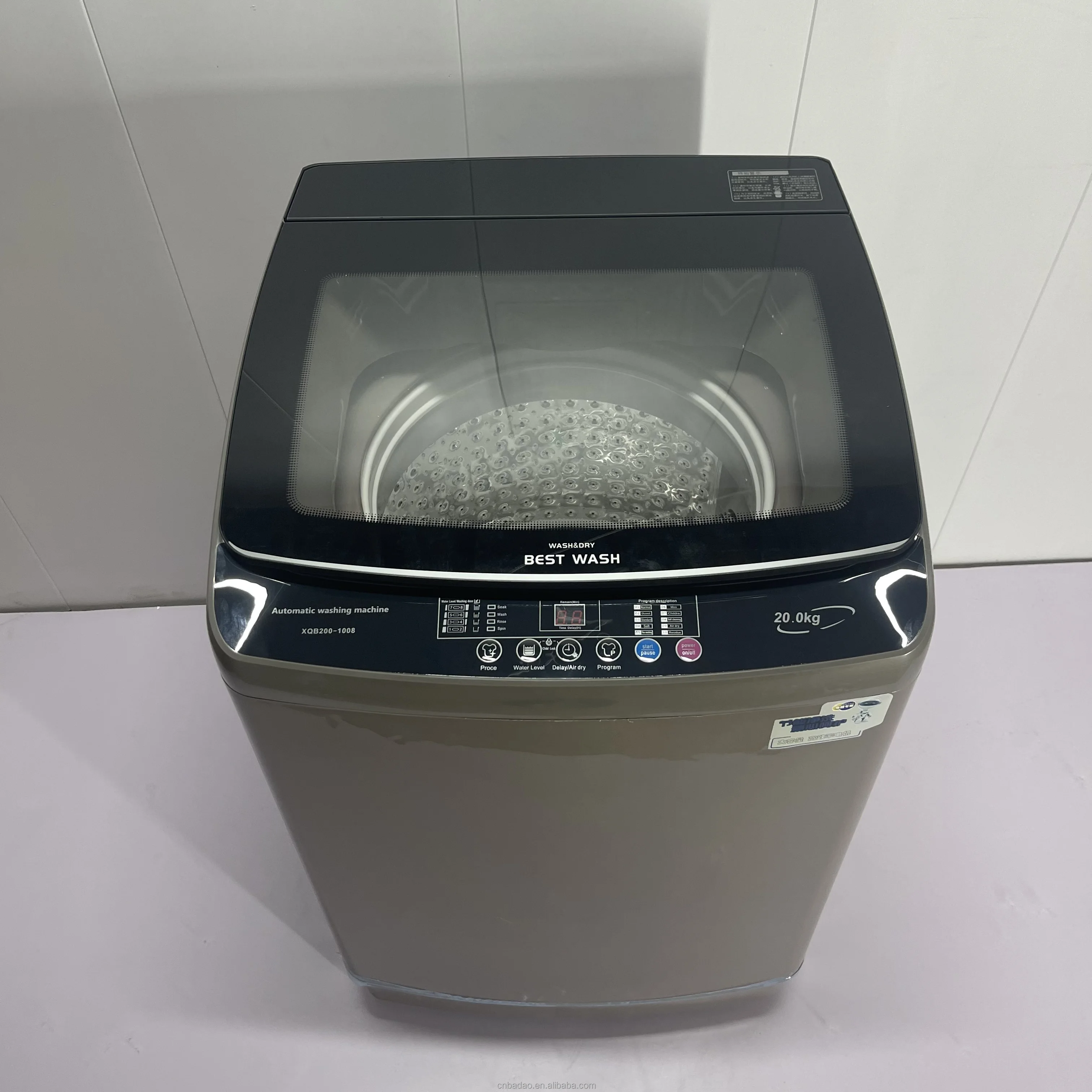 Lavadora todo en uno completamente automática, Panel inglés de lavadora fuera de línea para lavadora pulsadora doméstica