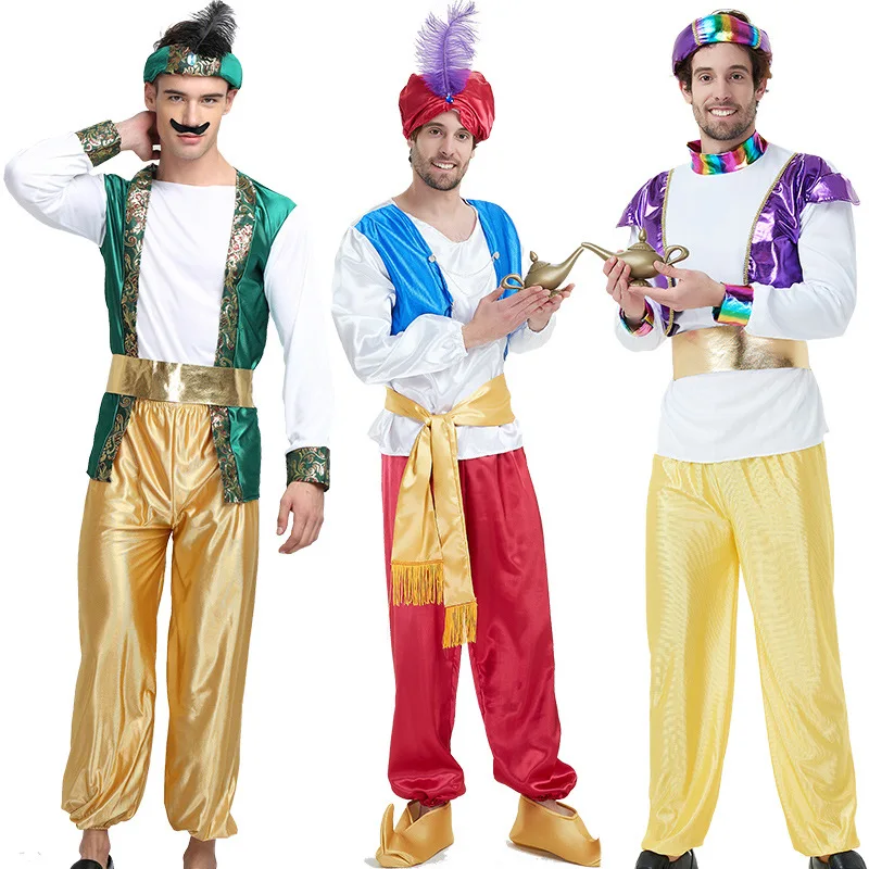 2025 New loween Arabic Costume Festival Par Adult Aladdin Lamp Jasmine Women's Ethnic Stage Clothing Traditional Chinese...