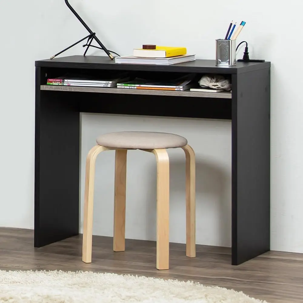 

WDK-800 Desk, ern Computer Desk, Black, Width: 80 cm, Height: 71 cm, Recommended or Working