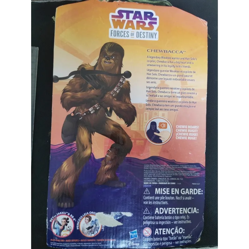 Hasbro Star Wars Chewbacca Figures Articulated Movable Linkage Doll Action Figures with Weapons Model Children's Toys