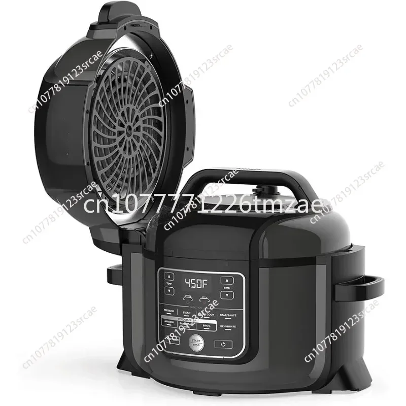 Large Capacity 7-in-1 Pressure Cooker, Barbecue/Dehydration/Slow Cooker/Air Fryer