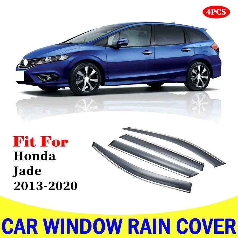 

For Honda Jade 2013-2020 window visor car rain shield deflectors awning trim cover exterior car styling accessories parts