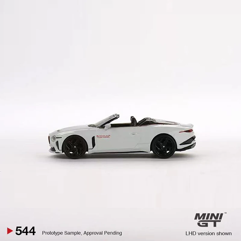 MINI GT 1:64 Model Car  Mulliner Bacalar Car Zero Alloy Die-Cast Vehicle #544 LHD Pearl White