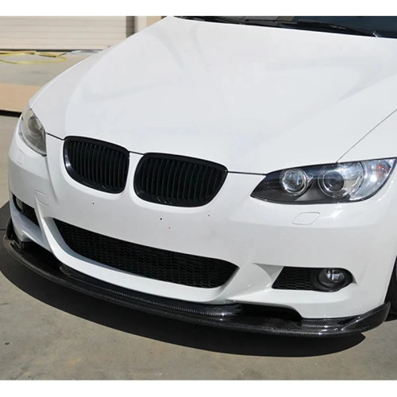 Hot Selling New HM Style Carbon Fiber Front Bumper Add-on Lip Screw-On Retrofit/Upgrade 08-10