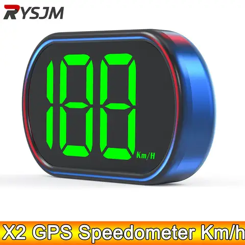 모든 자동차 GPS HUD 디지털 속도계 헤드 업 디스플레이 자동차 액세서리에 대 한 녹색 백라이트 12V 24V와 AD GPS 속도계 km/h