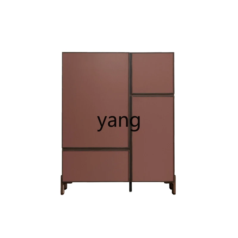 LH  Nordic style modern multi-functional simple light luxury living room integrated high dining side cabinet