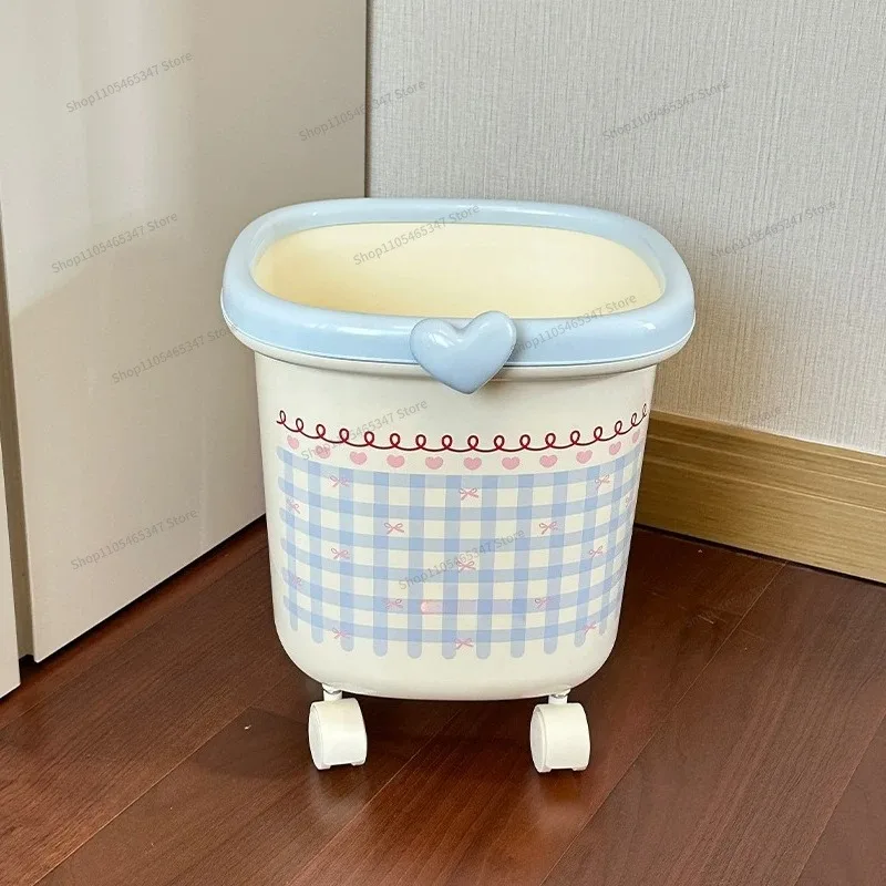 For Trash Can with Pulley Household Living Room Bedroom Large Capacity