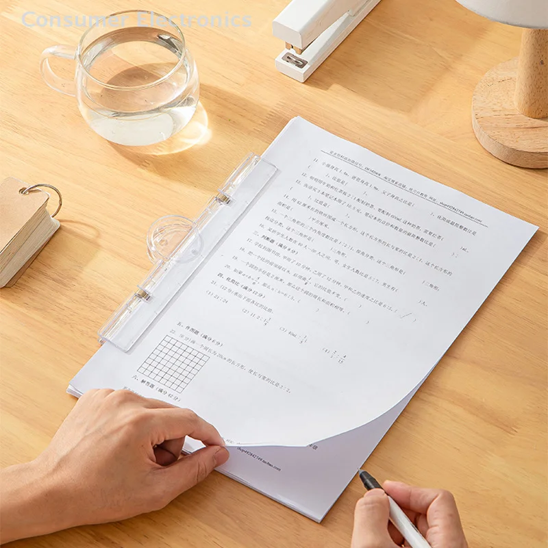 1/2Pcs Magnetic Transparent File Folders Strong Suction File Folders Multifunctional File Folders Magnetic Index Page Holder