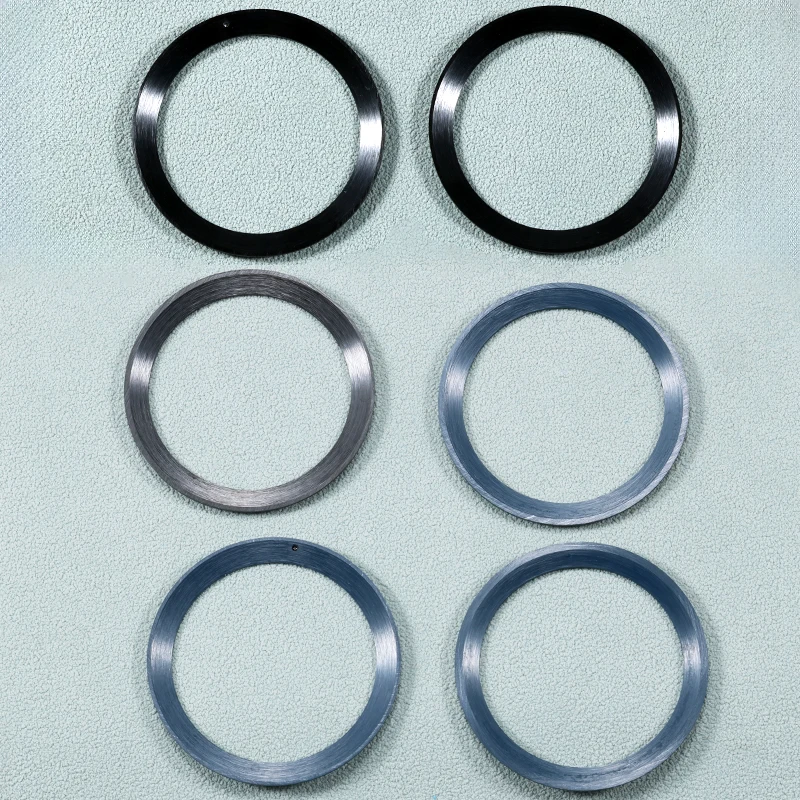 MOD 38mm * 30,5 MM negro azul pendiente aluminio verde cuentas luminosas inserto de bisel para la serie Omega Seamaster 300 210,32