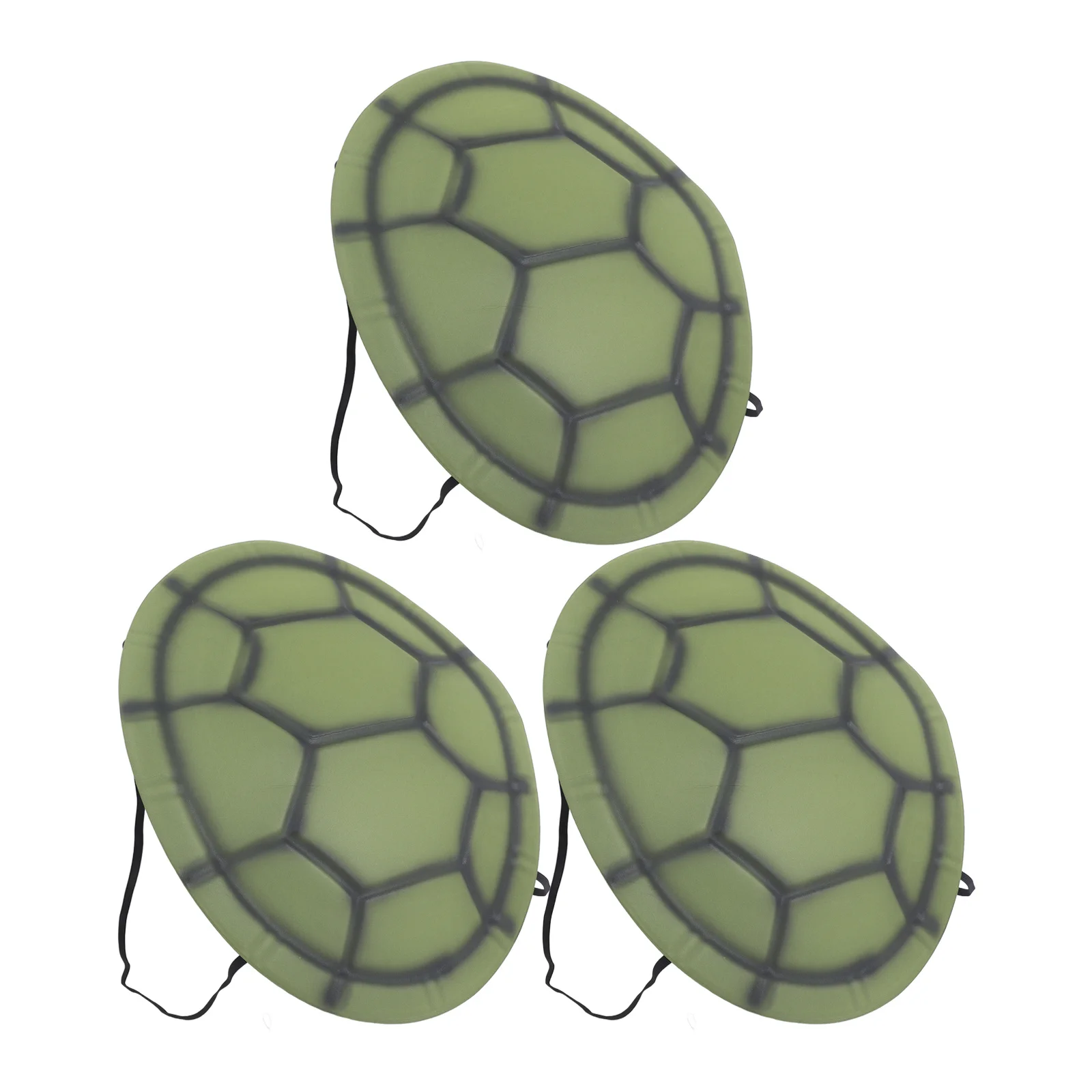 

3pcs Tortoise Shell Prop Eva Lightweight Durable Cosplay Costume Fancy Dress Halloween Party Carnival Garment Decor