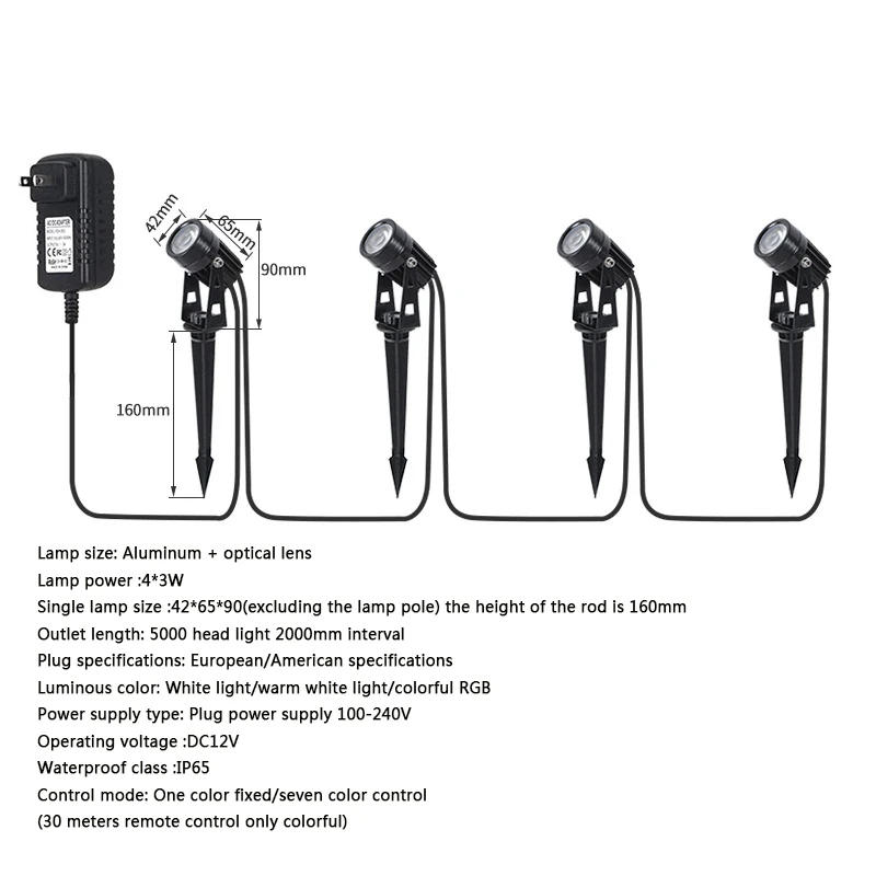 LED Garten lampe Rasen lampe Niederspannung Landschafts lampe wasserdichte Garten Garten dekorative Stehlampe