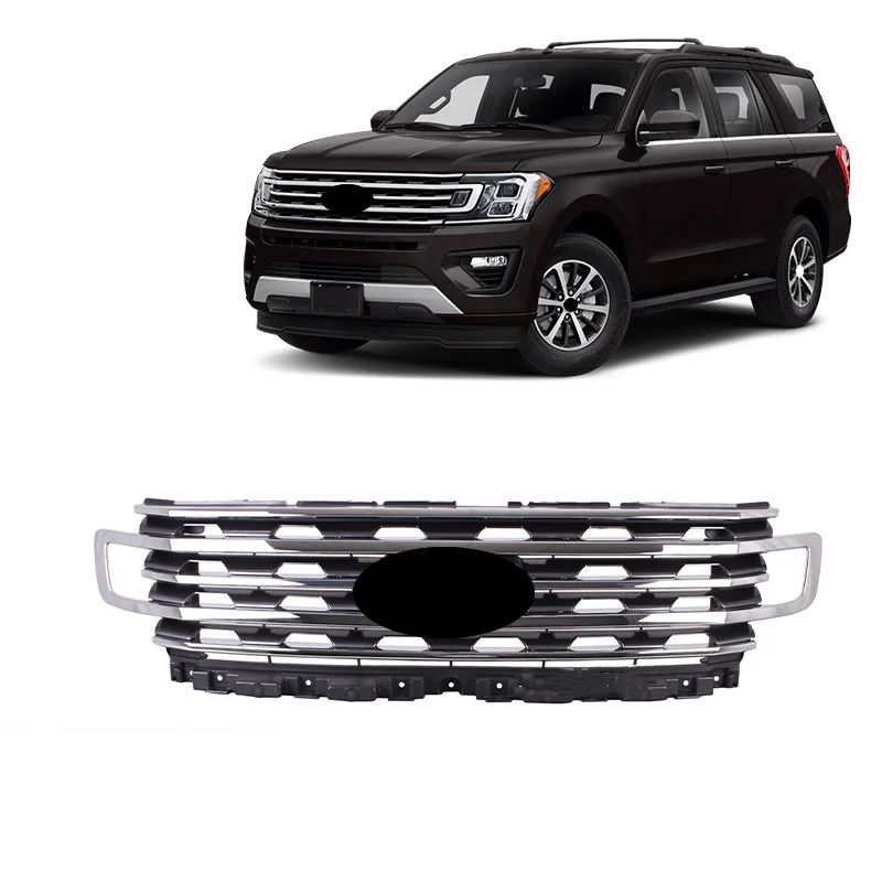 

Chrome Front Bumper Grille for Ford Expedition 2018-2022 Body kit Net Mask Radiator Grill Car Accessories
