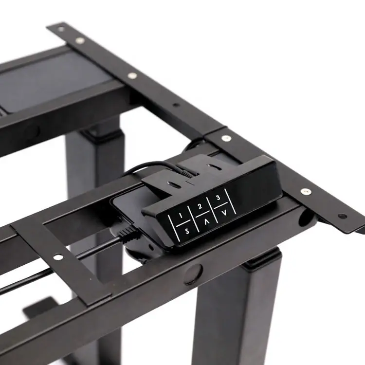 Подъемный моторизованный металлический регулируемый стол с высотой, эргономичный электрический подъемный стол, офисная мебель, современная