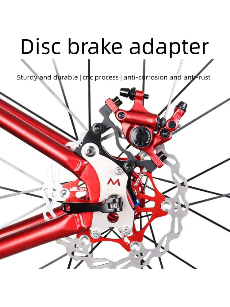 AliExpress NONE Aluminum Alloy Road Bike Non-Disc Brake Mount Adapter, Disc Brake Conversion Bracket for Hydraulic & Mechanical Calipers