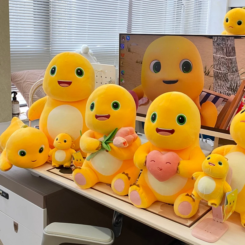 

Kawaii Rose Flower Nailong плюшевые игрушки улыбка динозавр глупые милые аниме Love Nailong обнимающая подушка декор комнаты для детей