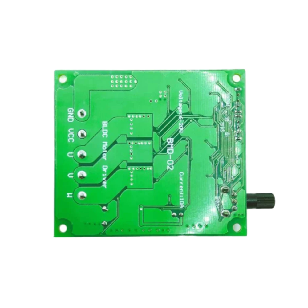 DC6-20V Three-phase Brushless Motor Driver 10A DC Motor Control Board 200W Motor Controller No Hall with Reverse Protection