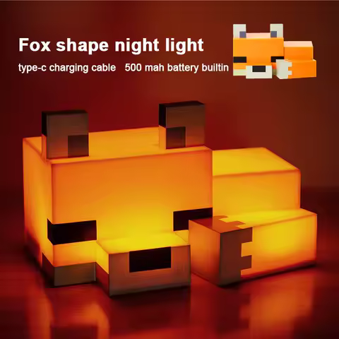 LED Spiel Pixel Icon Nachtlicht 3D Illusion Led Geister Lampe Visuelle Action Figur Modell Sprachsteuerung Lampe für Gaming Zimmer Dekor - AliExpress 39