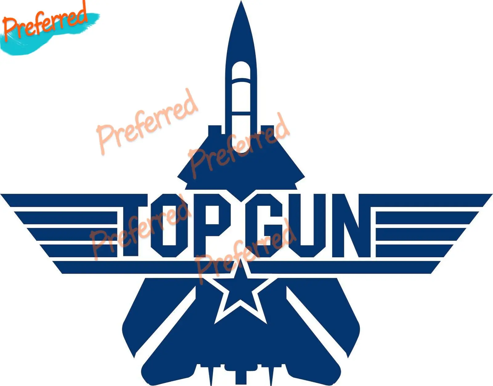 Top Gun, Maverick, F-18, Tom Cruise, Colors, Free Gift, Northrop F-5 E Tiger, Vinyl, Decal, Sticker Die-Cut Waterproof PVC