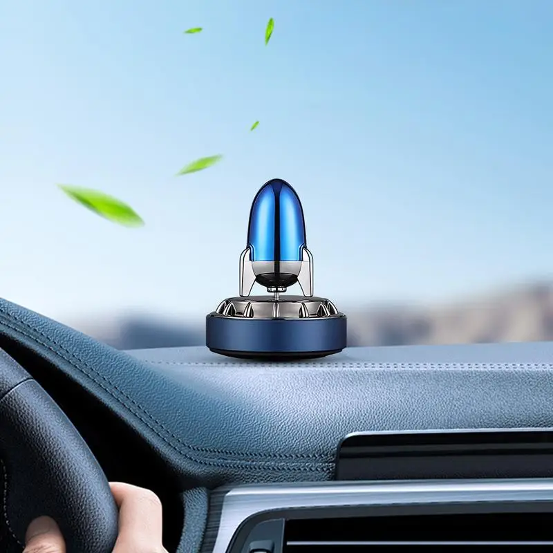 Car Aromatherapy Diffuser Solar Car Rocket Aromatherapy Diffuser Air Fresheners Home And Car Interior Decoration Accessories