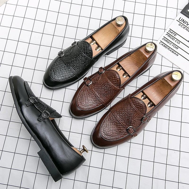 Business Men Driving Loafers Fashion Shoes Male Casual Moccasins Mens Shoes Brand Luxury Flat Munk Shoes Handmade Retro Mules