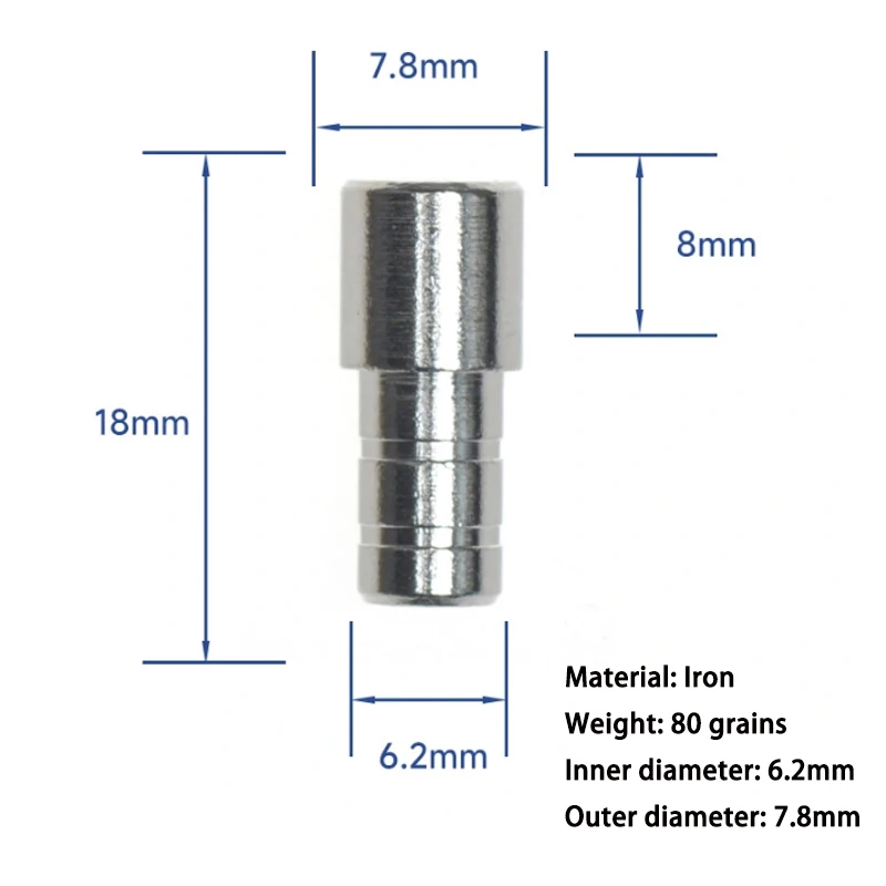 12/24pcs Archery Flat Arrow Nock Suitable For ID 4.2/6.2mm and OD 6.2mm/7.8mm Arrow Shaft Shooting  Accessories Equipment