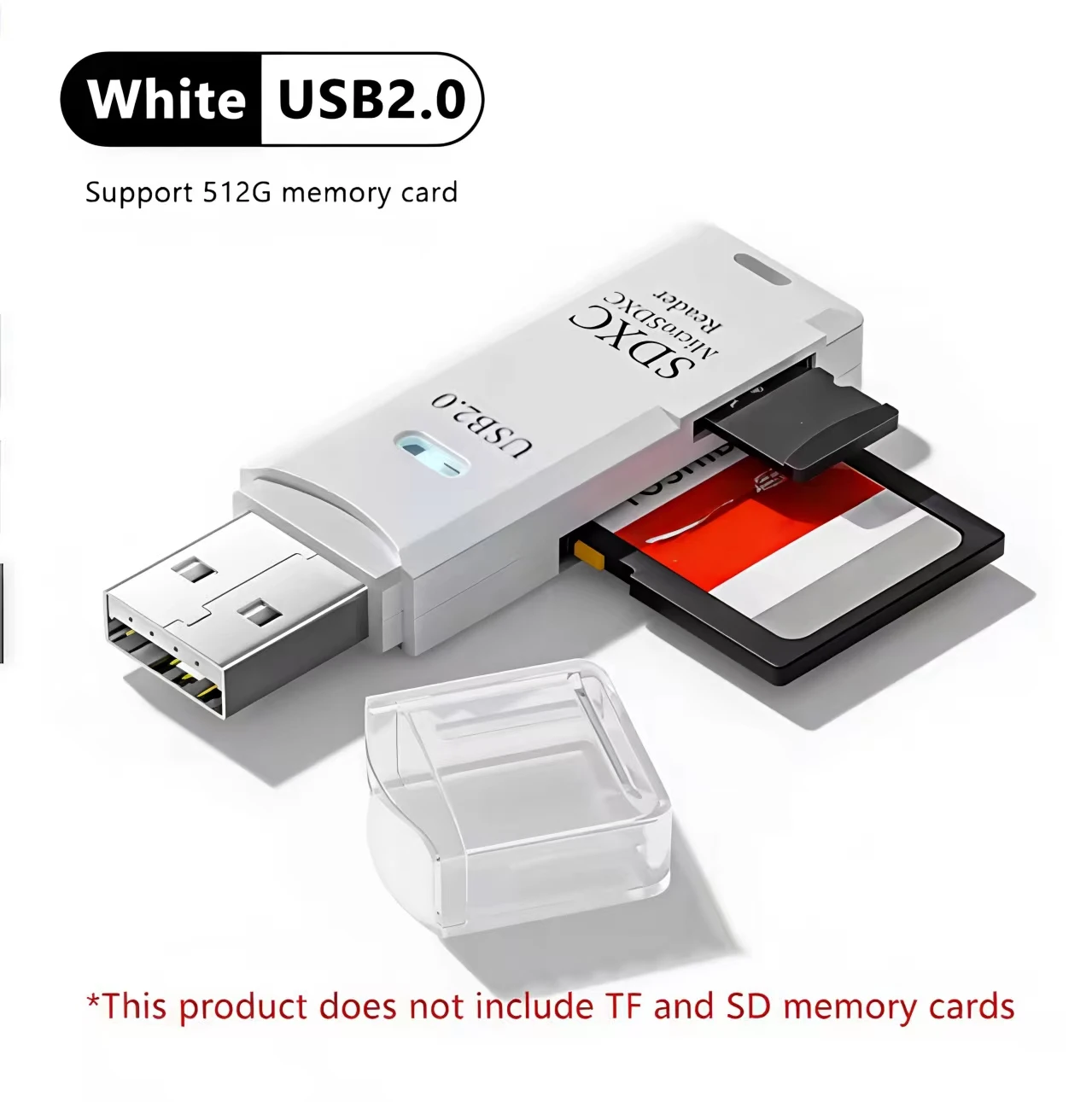2-in-1 USB 3.0 kaartlezer Micro TF SD kaartlezer USB adapter Hoge snelheid kaartlezer TF geheugenkaart voor PC laptop accessoires