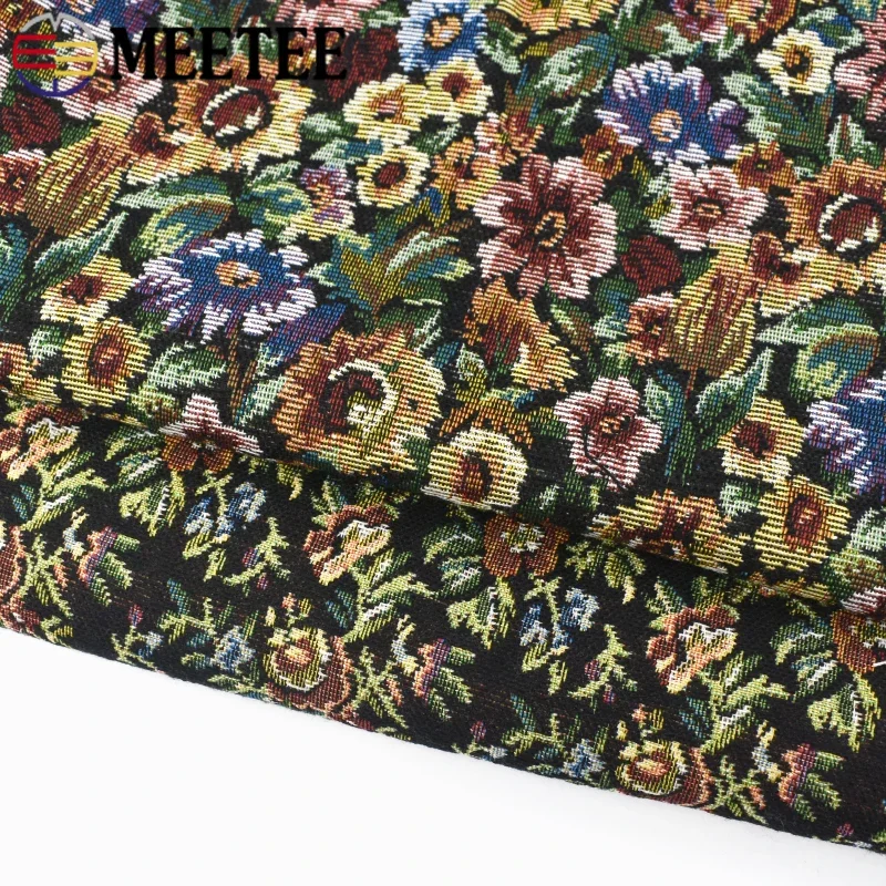 50*150cm Meetee Polyester/Cotton Jacquard Fabric Ethnic Yarn-dyed for HomeTextiles Sofa Cover DIY Luggage Sewing Accessories