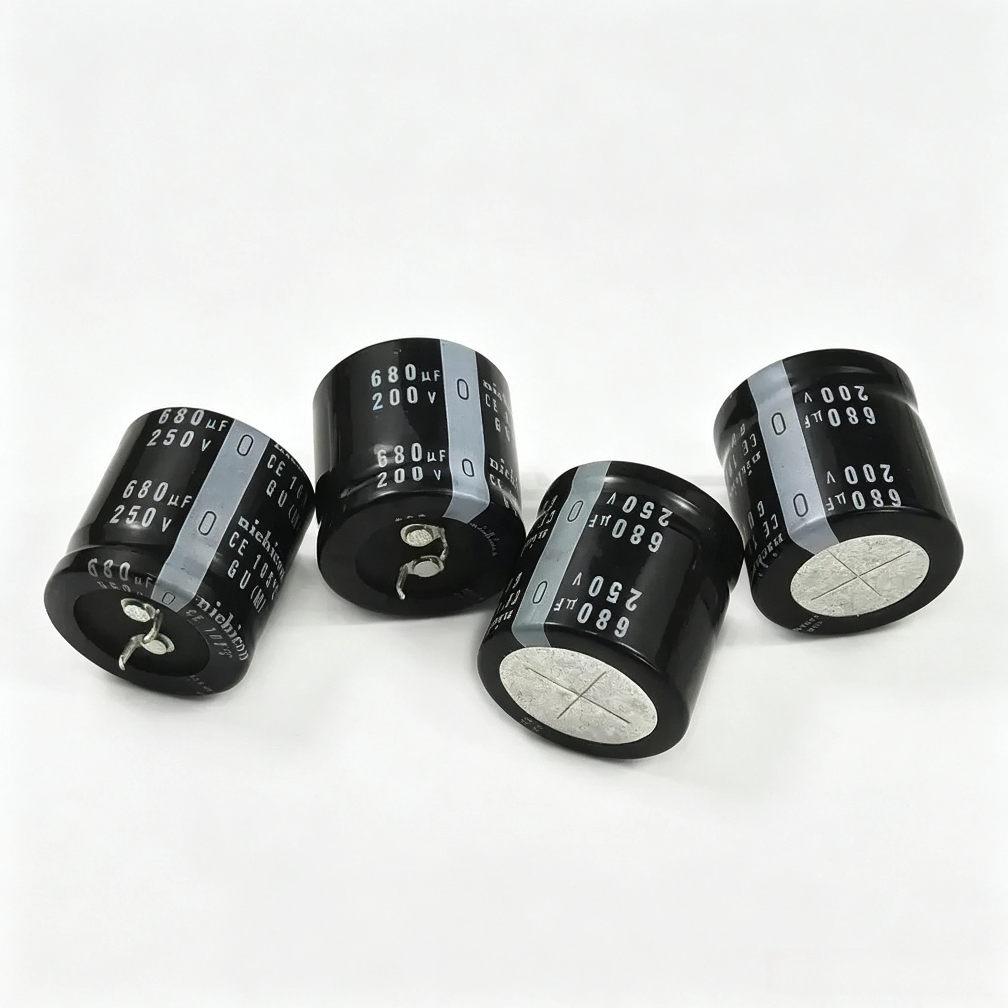 2pcs 200V 680UF Brand New Original Capacitor 250V 680UF Nichicon 22X35 22X40 22X45 22X50 25X30 25X35 25X40 25X45 25X50 30X30