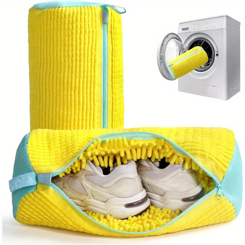 Shoe Washing Bag Anti-Deformation Reusable Laundry Shoe Bag for Washing Machine Sneaker Protector Household Lazy Cleaning Tool