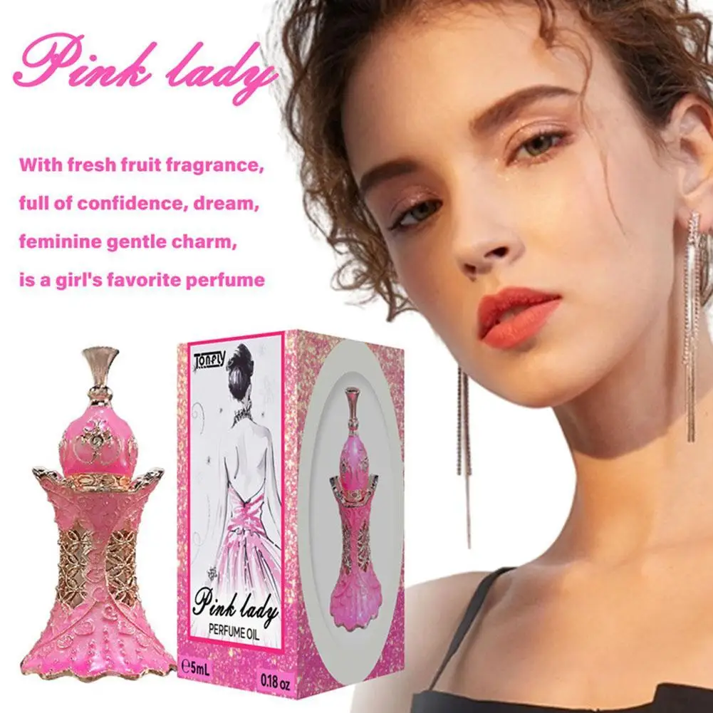 5ML Arabia แบบดั้งเดิมขวดน้ํามันหอมระเหย Miss Travel Vintage Decor ดูไบน้ําหอมน้ําหอม Arabes Mujer น้ําหอมสําหรับสตรี