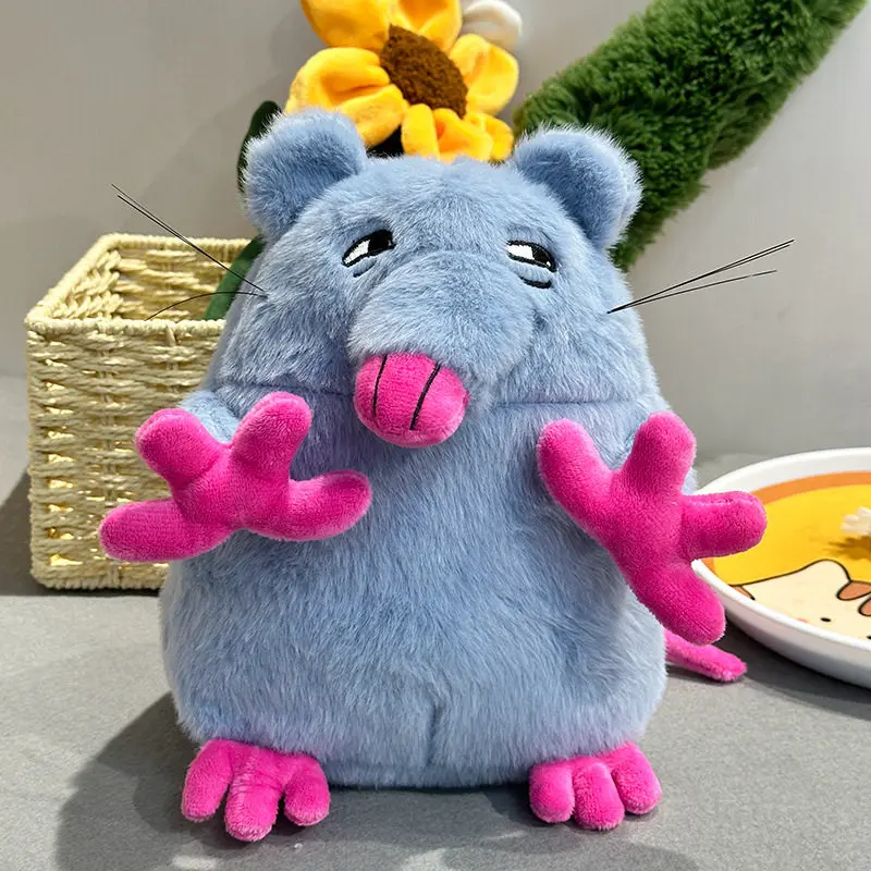 Pizza Tower Stupid Mouse Fur Toy, Funny Little Mouse, Funny Creative Fur Doll Pendant, Home Ornament Children's Birthday Gifts