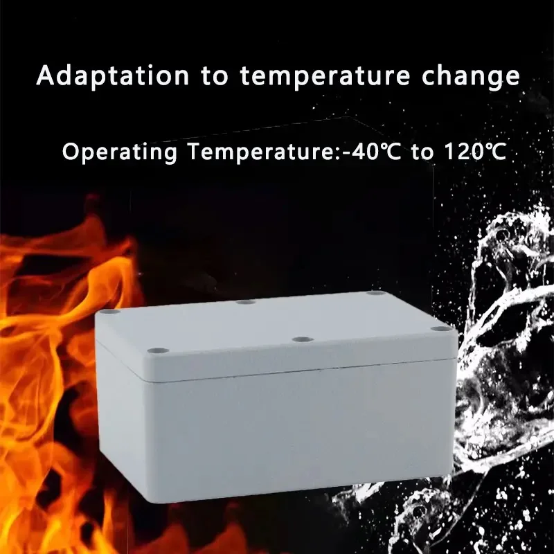 Aluminium Enclosure Waterproof Box Electronics Housing Alloy Case IP67 Project Instrument Boxes Outdoor Metal Junction