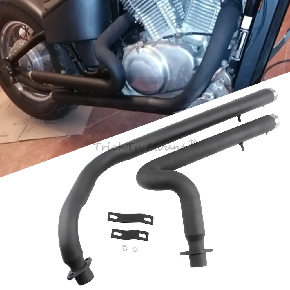 Motorrad Auspuffrohr Schalldämpfer Abnehmbarer Schalldämpfer Für Honda Shadow VLX600 VLX400 VT600C