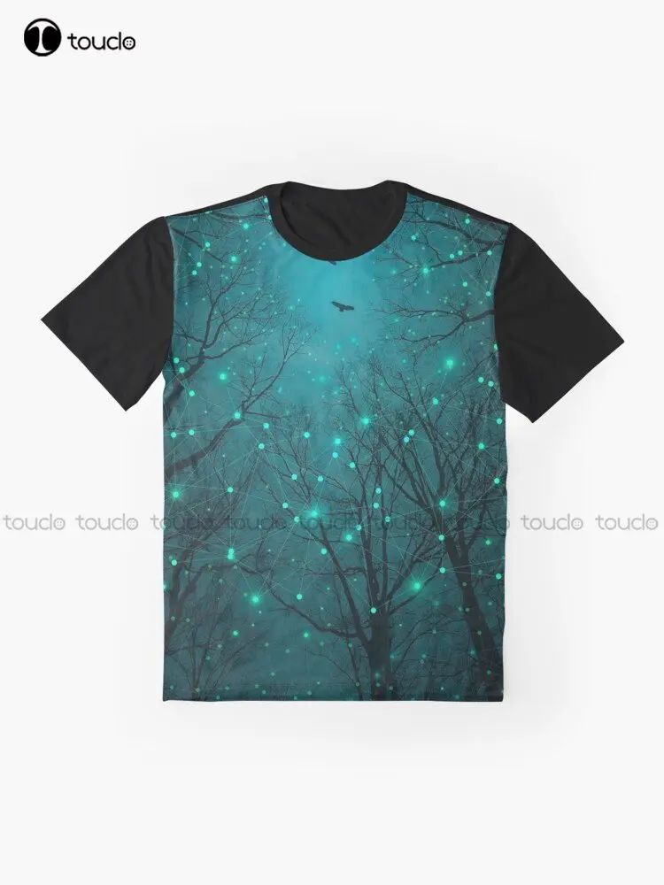 Silently One By One The Stars Blossomed Graphic T-Shirt Custom Aldult Teen Unisex Digital Printing Tee Shirts Custom Gift