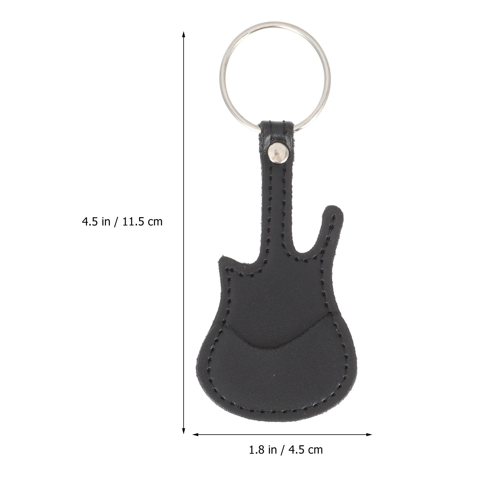 

Guitar Picks Bag Pu Material Compact Lightweight Waterproof Keychain Holder For Guitar Bass Ukulele Plectrums Storage