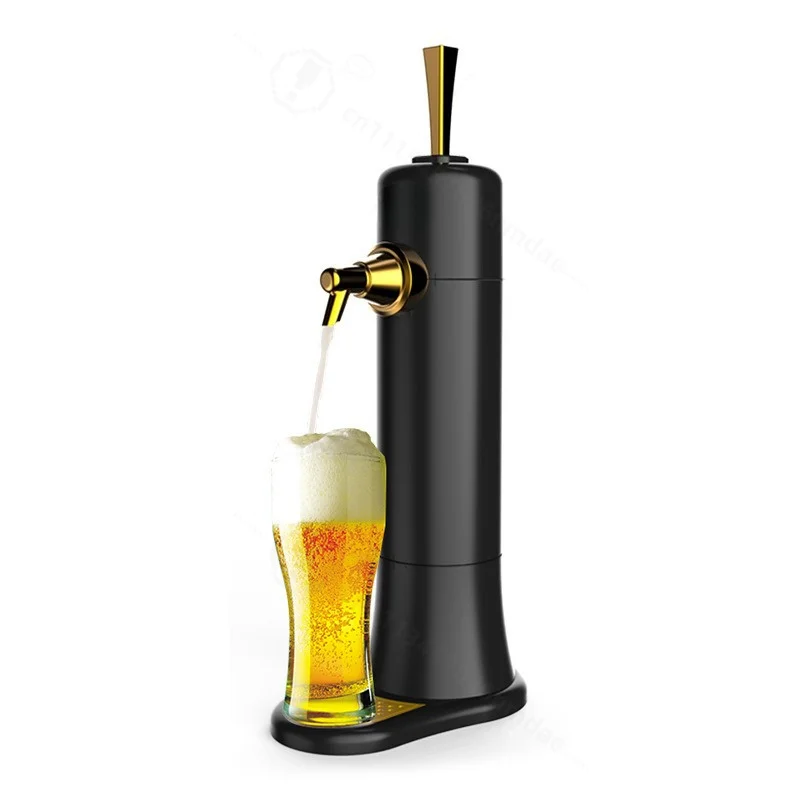 Desktop Beer Foam Machine, Ultrasonic Vibration Beer Foamer Bubbler, Bar Household Party Beer Making Tool