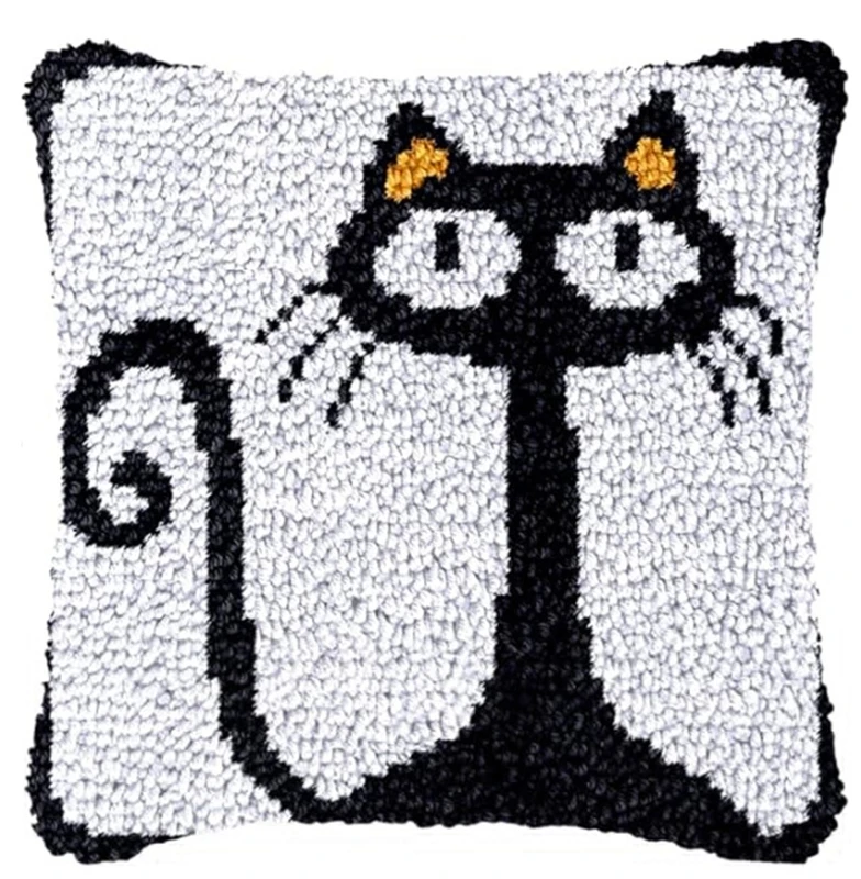 Kit de ganchillo para alfombras y cojines animales salvajes - imagen 2