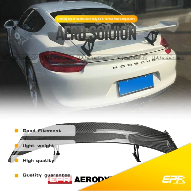 سبويلر بورش كايمان 981.1 GT4 Style GT - سبويلر خلفي هوائي رياضي |   ملحق سبويلر الأداء