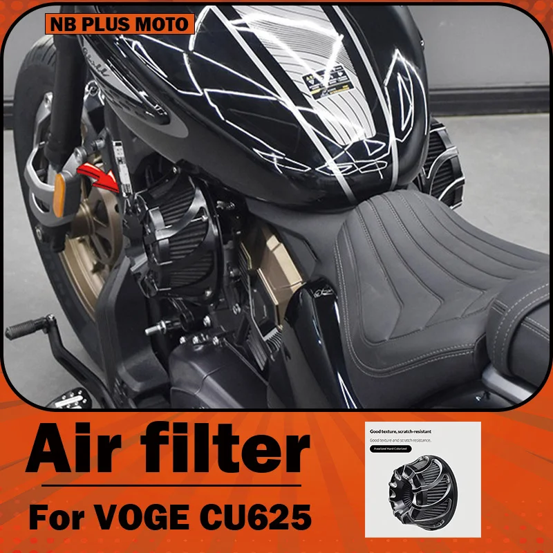 【Premium】For VOGE CU625 Modified Vintage Turbo Air Filters for Left and Right Sides, Engine Decoration Covers and Accessories